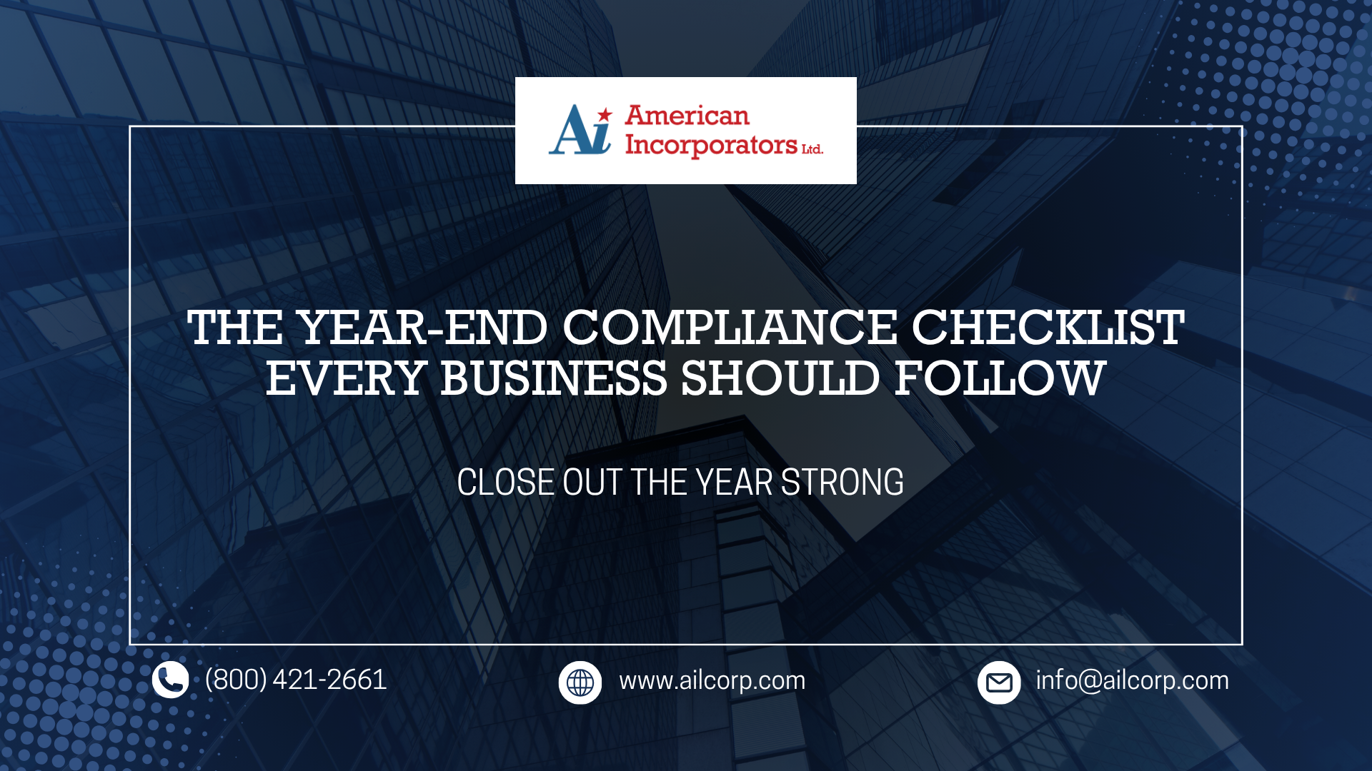 The Year-End Compliance Checklist Every Business Should Follow